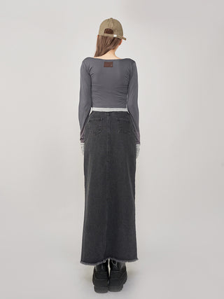 モデル：165cm（着用サイズ：FREE　着用カラー：C-GRY）