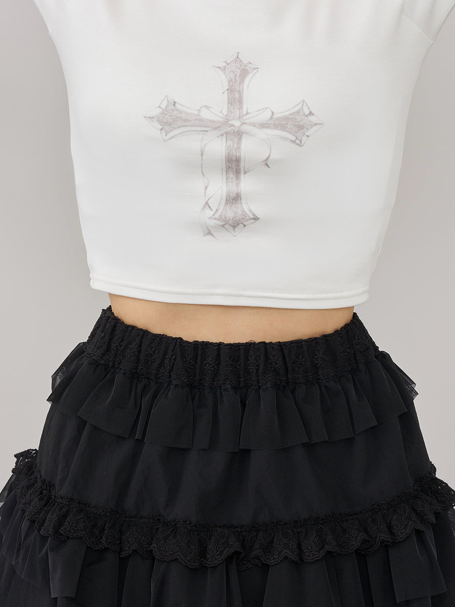 モデル：165cm（着用サイズ：FREE　着用カラー：WHT）