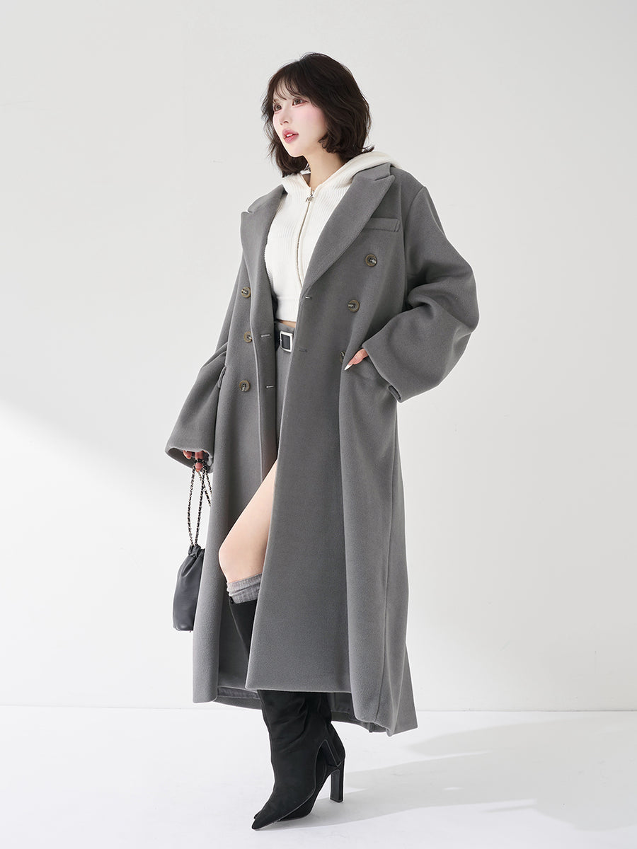 モデル：165cm（着用サイズ：FREE　着用カラー：GRY）