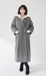 モデル：165cm（着用サイズ：FREE　着用カラー：GRY）