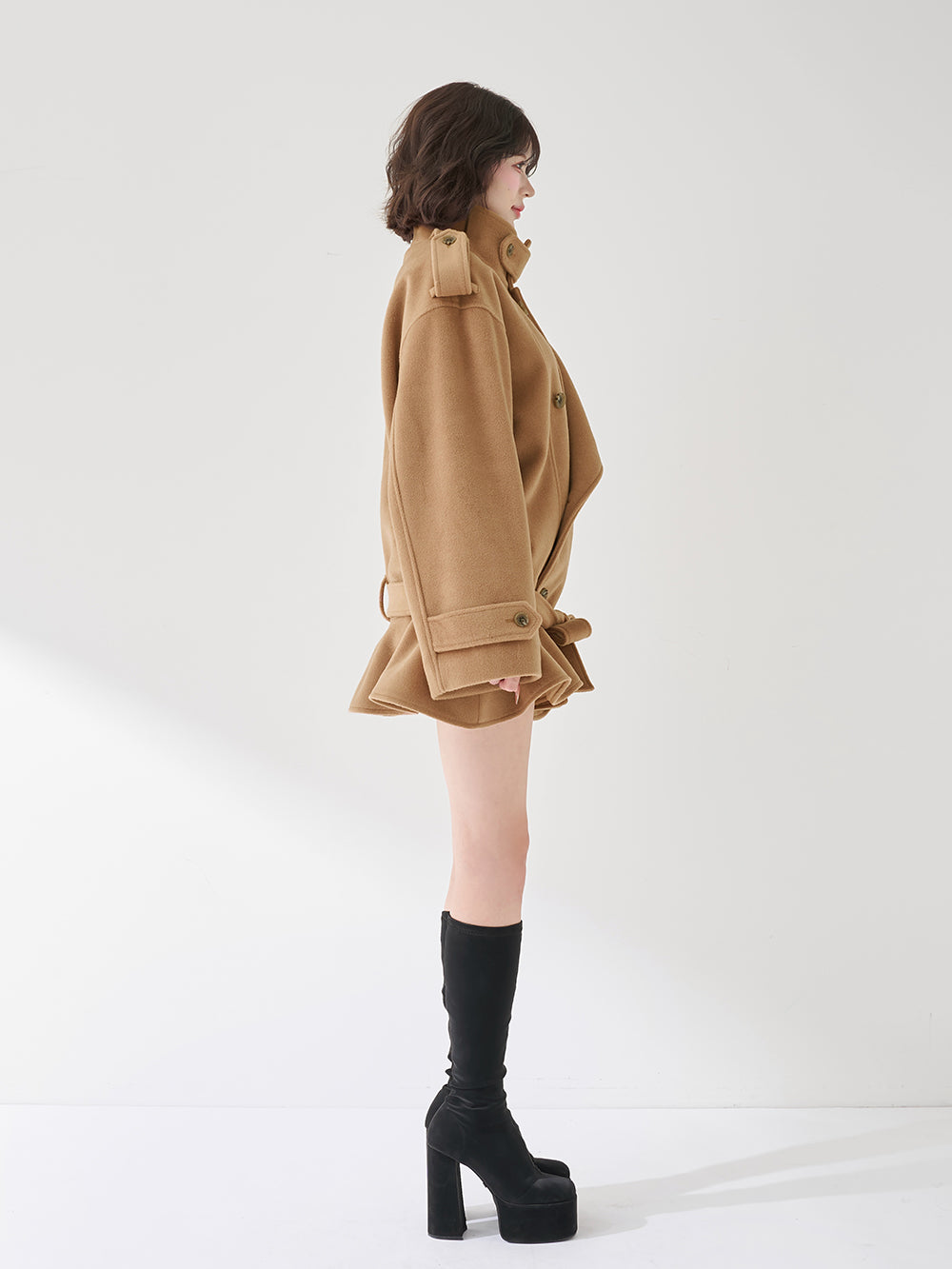 モデル：165cm（着用サイズ：FREE　着用カラー：CAM）