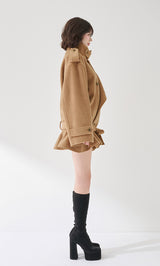 モデル：165cm（着用サイズ：FREE　着用カラー：CAM）