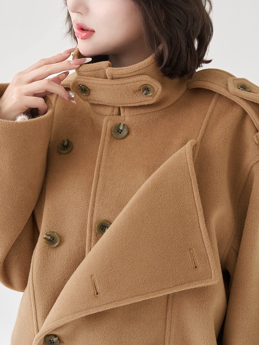 モデル：165cm（着用サイズ：FREE　着用カラー：CAM）