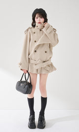 モデル：165cm（着用サイズ：FREE　着用カラー：BEG）