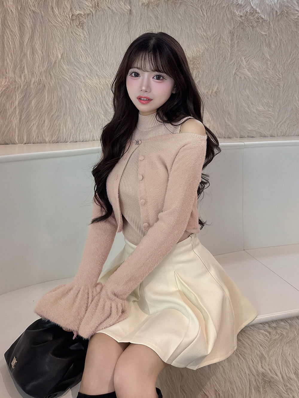 モデル：158cm（着用サイズ：FREE　着用カラー：PNK）