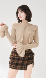 モデル：165cm（着用サイズ：FREE　着用カラー：BEG）