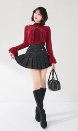 モデル：165cm（着用サイズ：FREE　着用カラー：BRD）