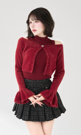 モデル：165cm（着用サイズ：FREE　着用カラー：BRD）