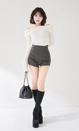 モデル：165cm（着用サイズ：FREE　着用カラー：GRY）