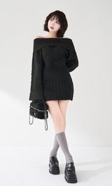 モデル：165cm（着用サイズ：FREE　着用カラー：BLK）