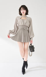 モデル：165cm（着用サイズ：FREE　着用カラー：GRY）