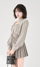 モデル：165cm（着用サイズ：FREE　着用カラー：GRY）