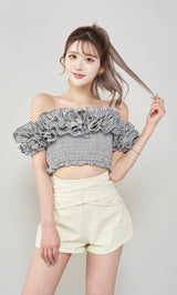 モデル：165cm（着用サイズ：FREE　着用カラー：GRY）