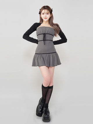 モデル：165cm（着用サイズ：FREE　着用カラー：GRY）
