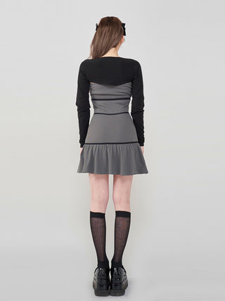 モデル：165cm（着用サイズ：FREE　着用カラー：GRY）