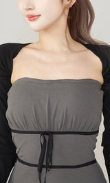 モデル：165cm（着用サイズ：FREE　着用カラー：GRY）