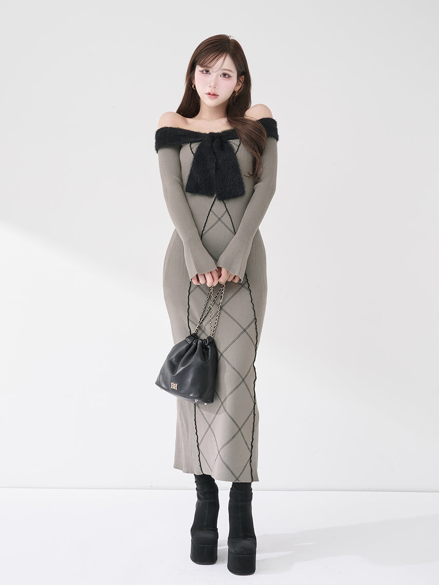 モデル：165cm（着用サイズ：FREE　着用カラー：GRY）