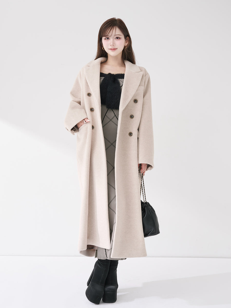 モデル：165cm（着用サイズ：FREE　着用カラー：GRY）