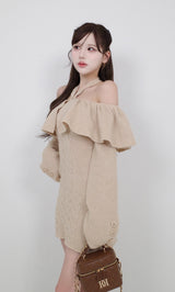 モデル：165cm（着用サイズ：FREE　着用カラー：BEG）