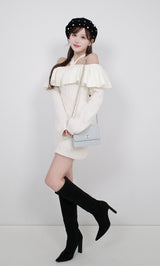 モデル：165cm（着用サイズ：FREE　着用カラー：IVO）