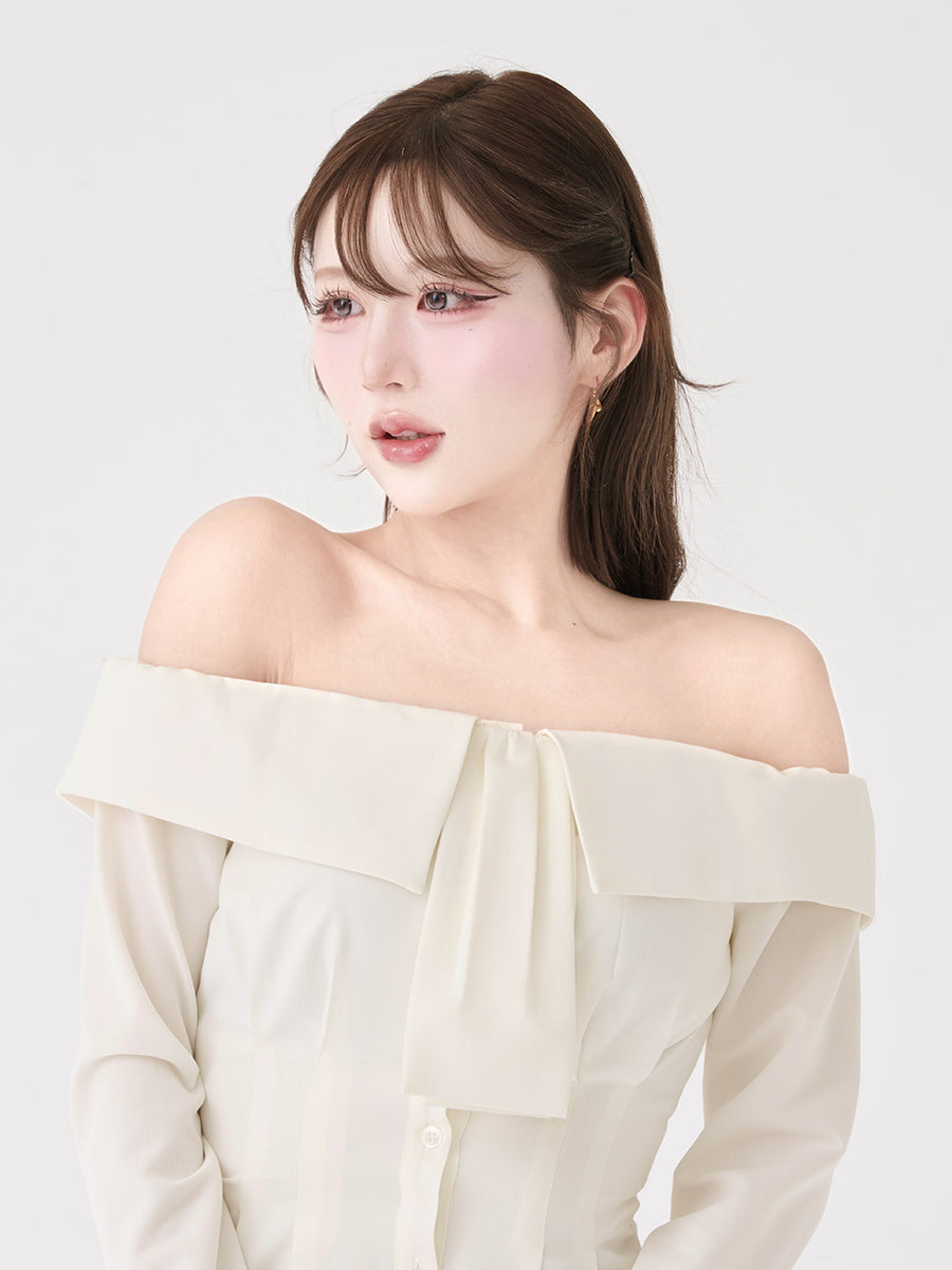 モデル：165cm（着用サイズ：FREE　着用カラー：WHT）