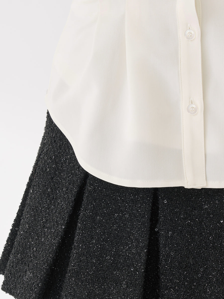 モデル：165cm（着用サイズ：FREE　着用カラー：WHT）