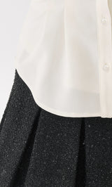 モデル：165cm（着用サイズ：FREE　着用カラー：WHT）