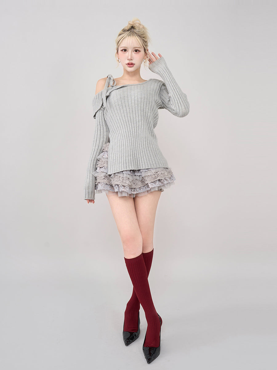 モデル：165cm（着用サイズ：FREE　着用カラー：GRY）