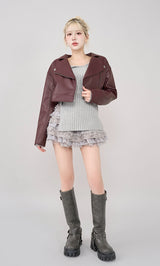 モデル：165cm（着用サイズ：FREE　着用カラー：GRY）