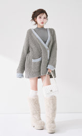 モデル：165cm（着用サイズ：FREE　着用カラー：GRY）