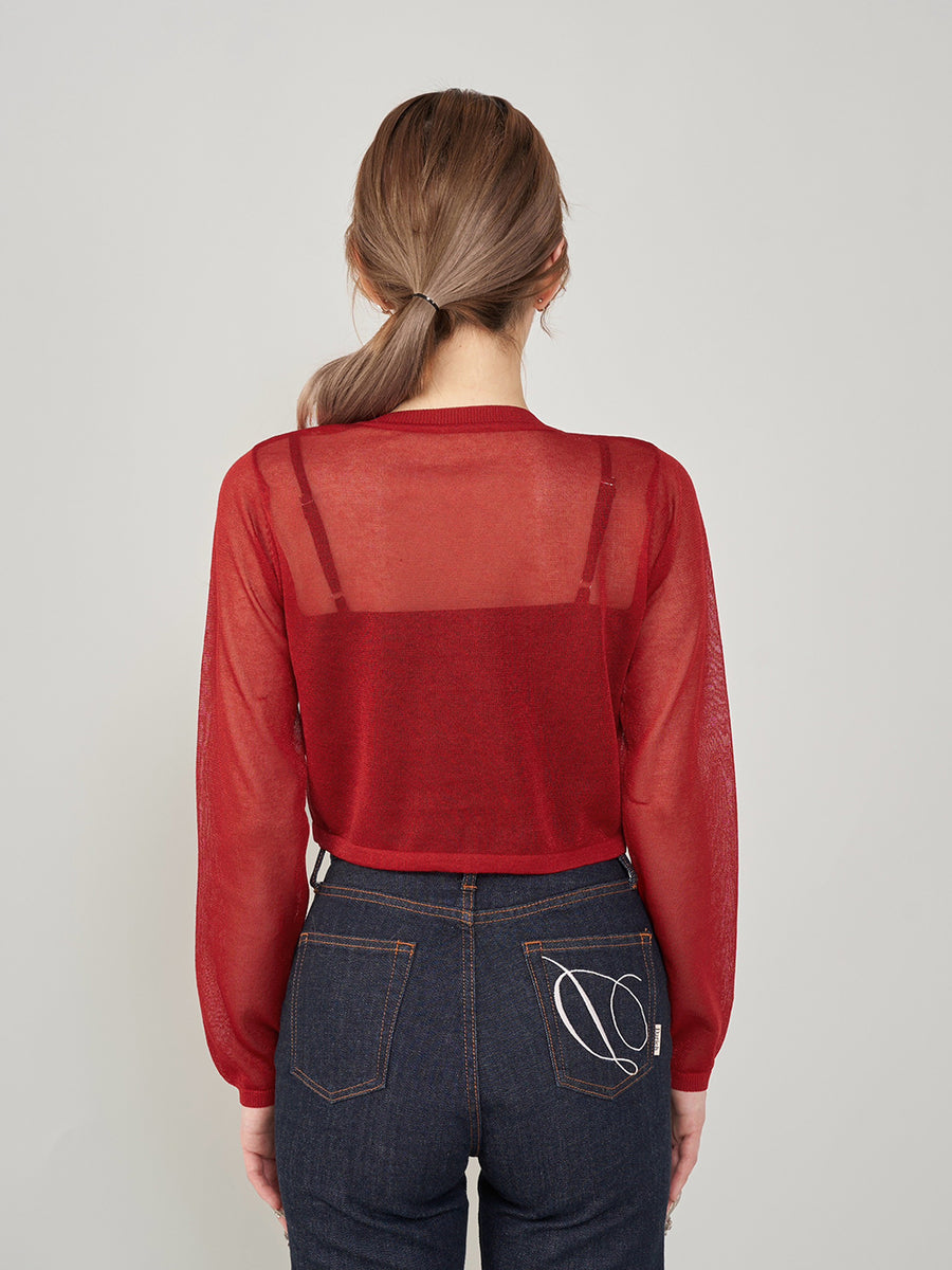 モデル：165cm（着用サイズ：FREE　着用カラー：RED）