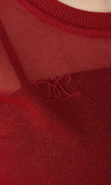 モデル：165cm（着用サイズ：FREE　着用カラー：RED）