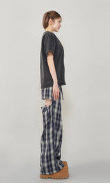 モデル：165cm（着用サイズ：FREE　着用カラー：C-GRY）