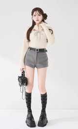 モデル：165cm（着用サイズ：FREE　着用カラー：IVO）