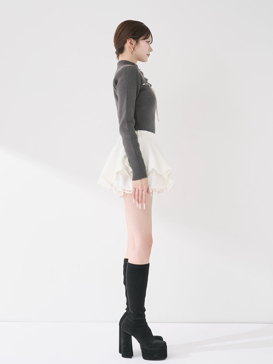 モデル：165cm（着用サイズ：FREE　着用カラー：GRY）