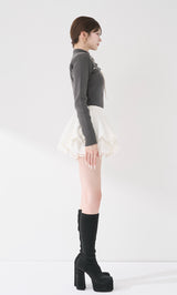 モデル：165cm（着用サイズ：FREE　着用カラー：GRY）