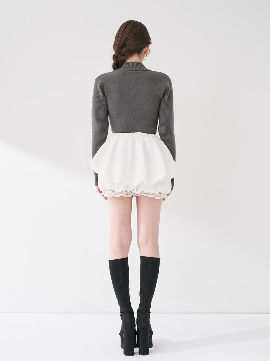 モデル：165cm（着用サイズ：FREE　着用カラー：GRY）