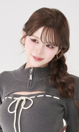 モデル：165cm（着用サイズ：FREE　着用カラー：GRY）