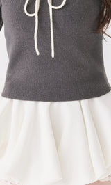 モデル：165cm（着用サイズ：FREE　着用カラー：GRY）