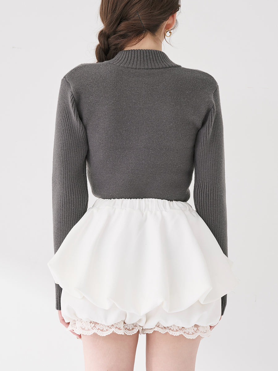 モデル：165cm（着用サイズ：FREE　着用カラー：GRY）