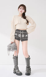 モデル：165cm（着用サイズ：FREE　着用カラー：GRY）