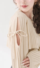 モデル：165cm（着用サイズ：FREE　着用カラー：IVO）