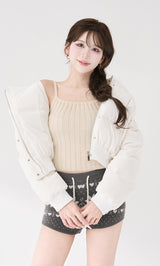 モデル：165cm（着用サイズ：FREE　着用カラー：IVO）