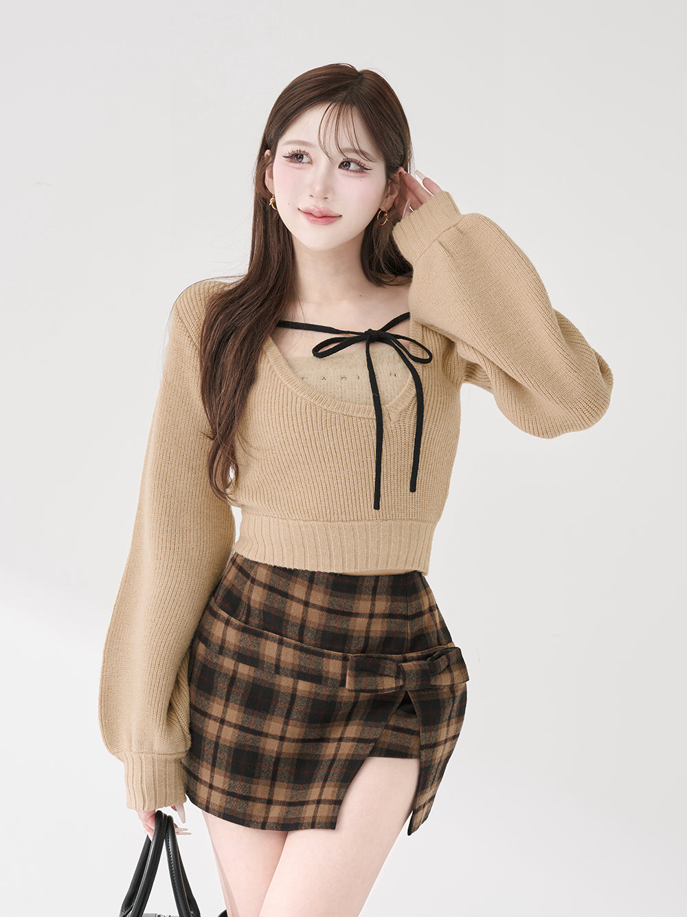 予約商品】アシメレイヤードニットトップス – Darich (ダーリッチ)