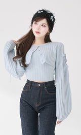 モデル：165cm（着用サイズ：FREE　着用カラー：SAX）