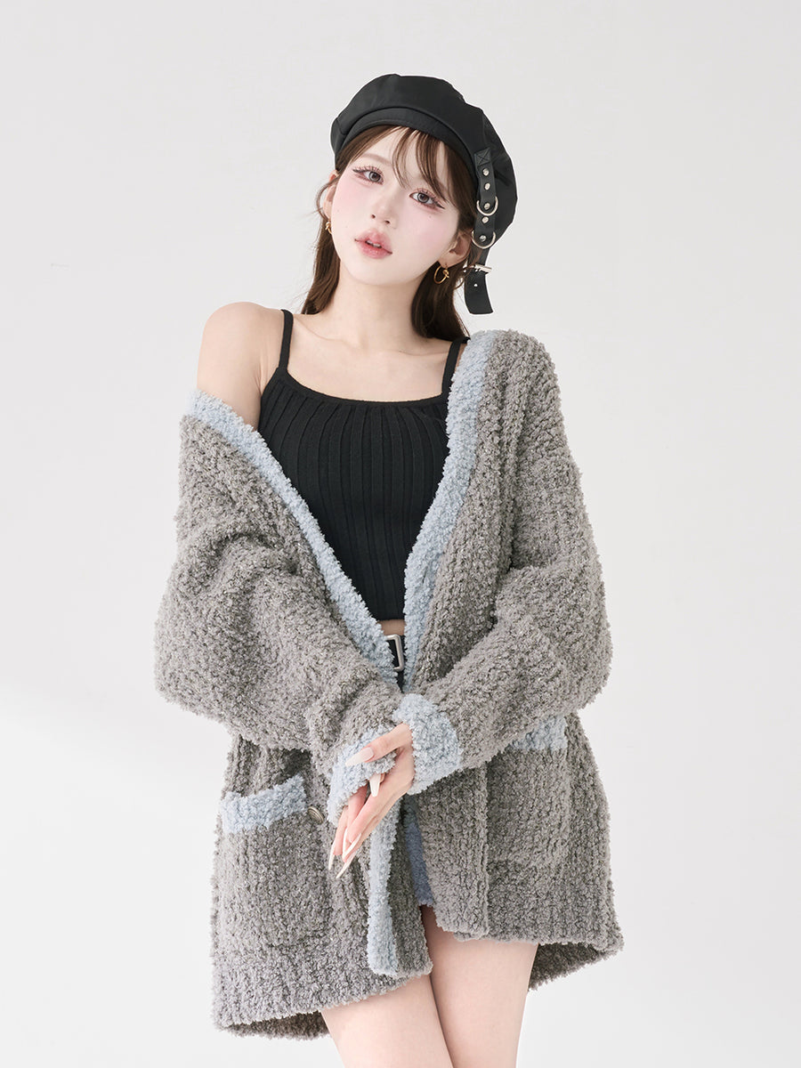 モデル：165cm（着用サイズ：FREE　着用カラー：BLK）