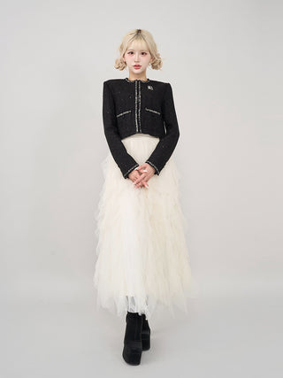 モデル：165cm（着用サイズ：FREE　着用カラー：BLK）