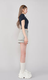 モデル：165cm（着用サイズ：S　着用カラー：GRY）