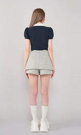 モデル：165cm（着用サイズ：S　着用カラー：GRY）