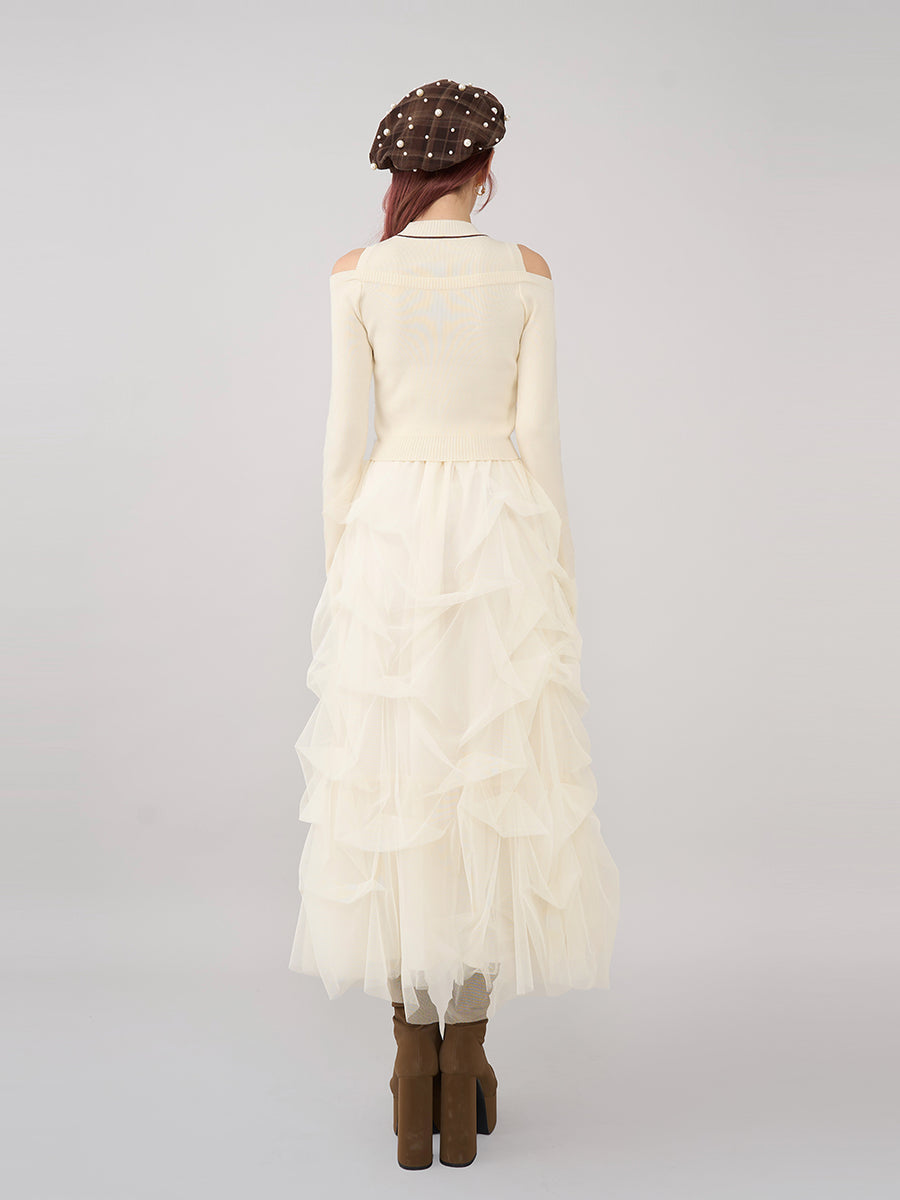 モデル：165cm（着用サイズ：FREE　着用カラー：IVO）